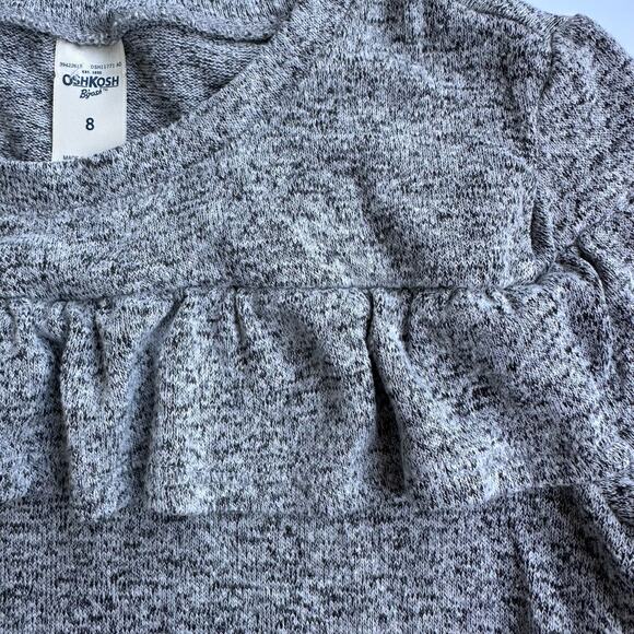 OshKosh Ruffle Long Sleeve Top - Size 8 - Great Condition! - Picture 4 of 4